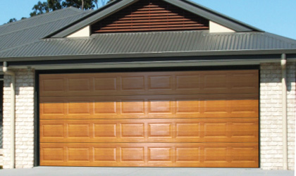 Steel LIne DecoWood Garage Doors- eGarage System